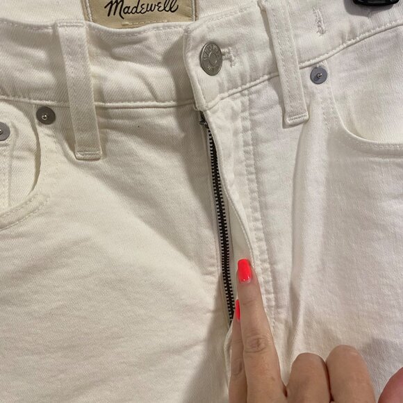 Madewell The Perfect Vintage White Jean Size 28 NWT - Picture 2 of 11